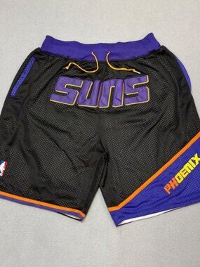 Just Don Phoenix Suns Shorts Mens XXL NBA 1997 Throwback Black USA
